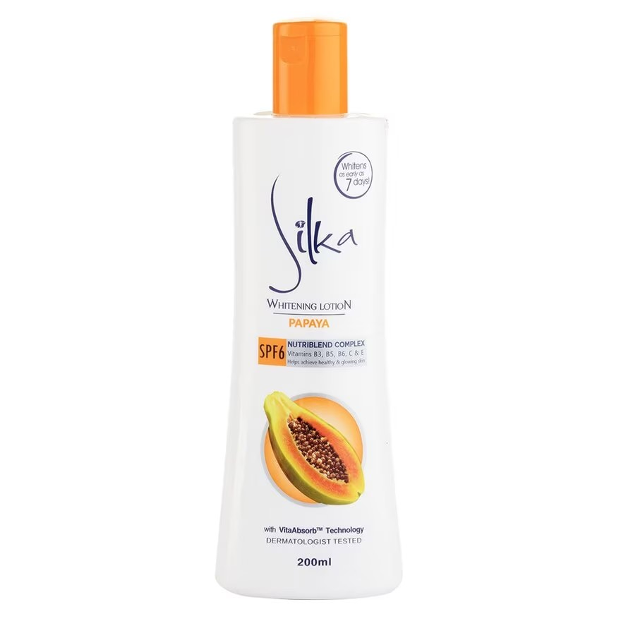 SILKA Whitening Lotion Papaya SPF6 200ml