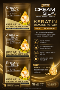 Travel sachet Cream Silk Treatment Keratin Damage Repair | 18ml 6pcs