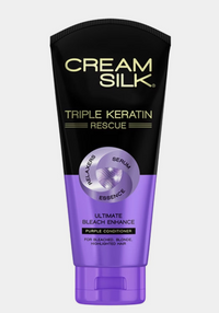 CREAMSILK Triple Keratin Rescue Ultimate Bleach Enhance Purple Conditioner 300ml