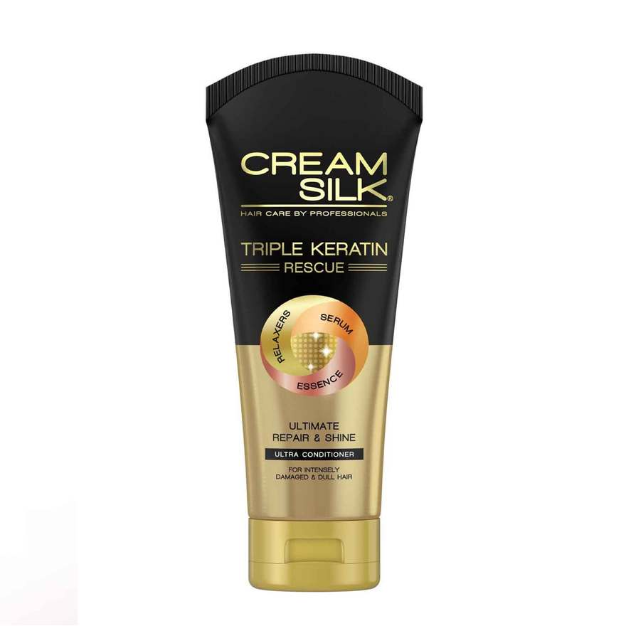 Cream Silk Triple Keratin Rescue Conditioner Ultimate Repair & Shine 340ml